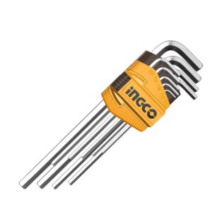 JUEGO 9 LLAVES INGCO ALLEN INDUSTRIAL 1.5MM A 10MM