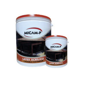 Látex acrílico lavable exterior